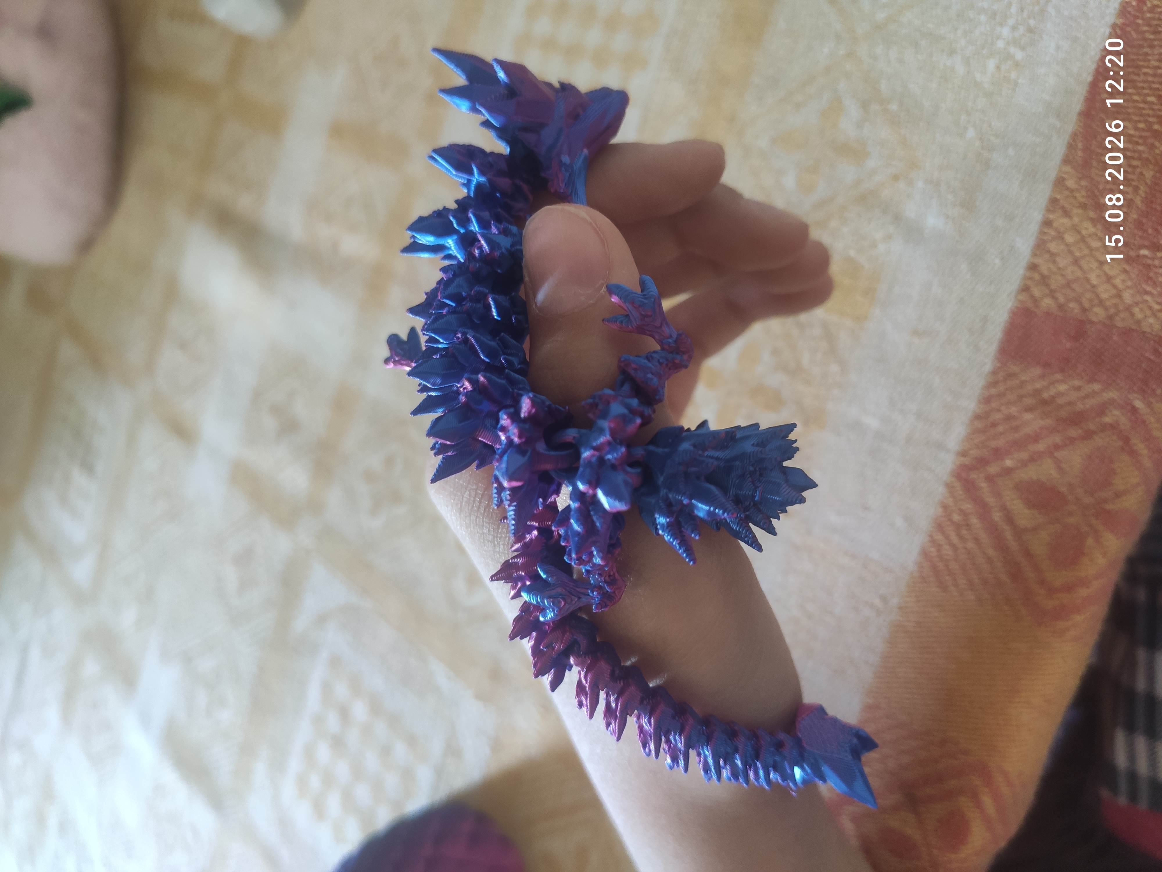 Креативная игрушка — дракон и змея, напечатанные на 3D-принтере