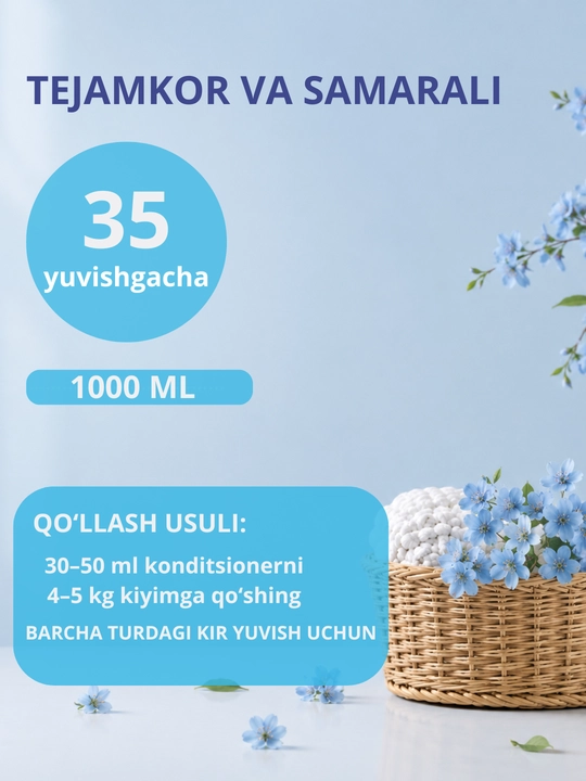 Wallner кондиционер для белья 1000 мл