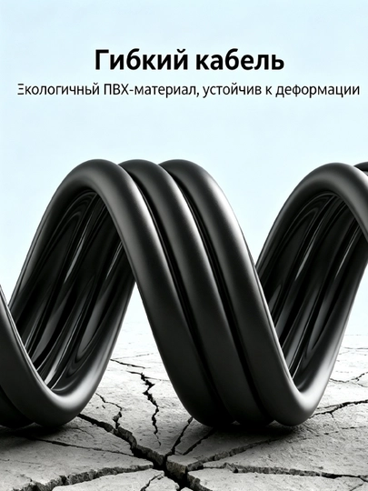 Кабель 3 RCA — 3 RCA аудио видео, чёрный