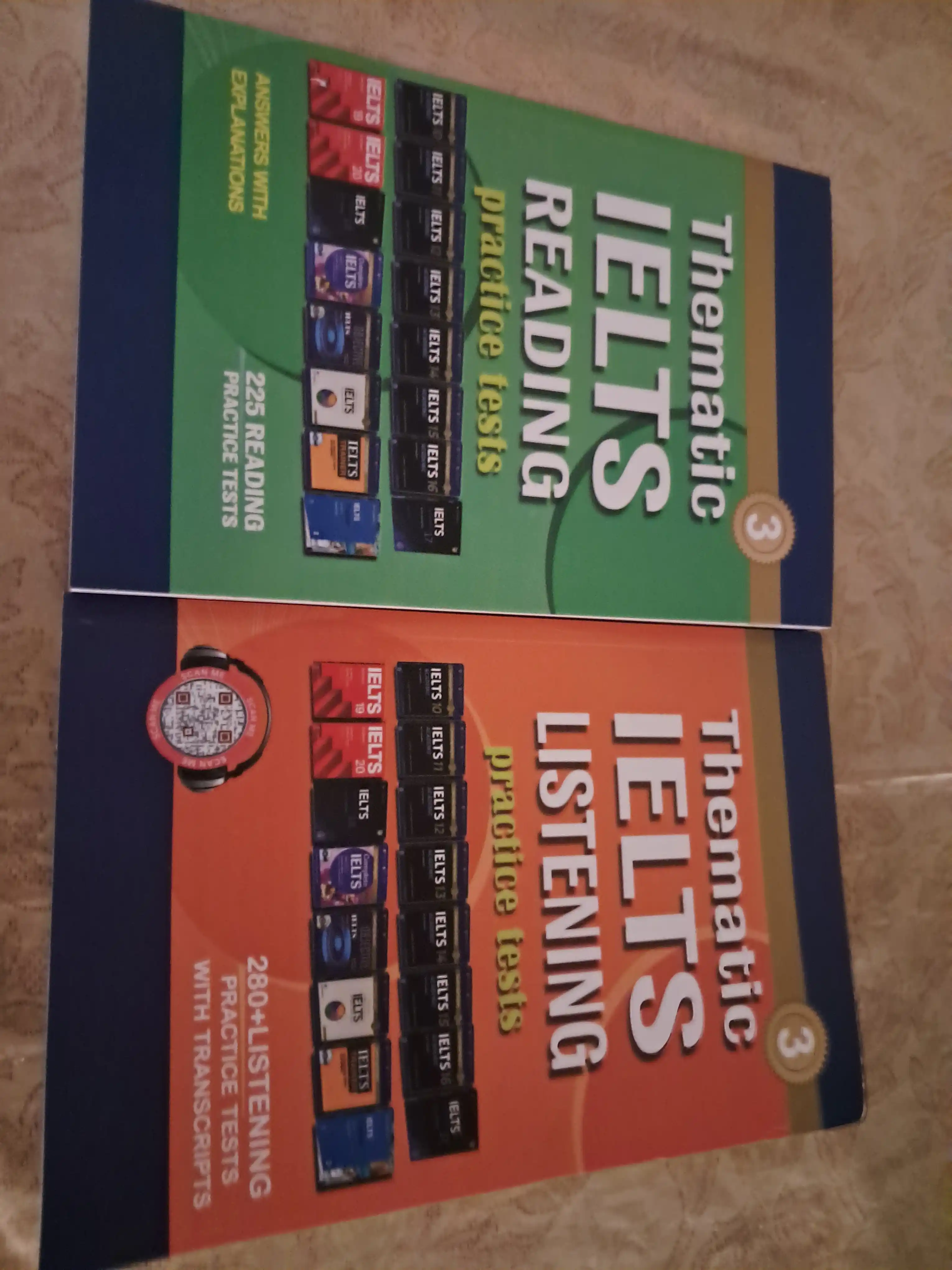 Thematic IELTS Reading. Listening. Writing Practice Tests va 2ta kitob to'plami