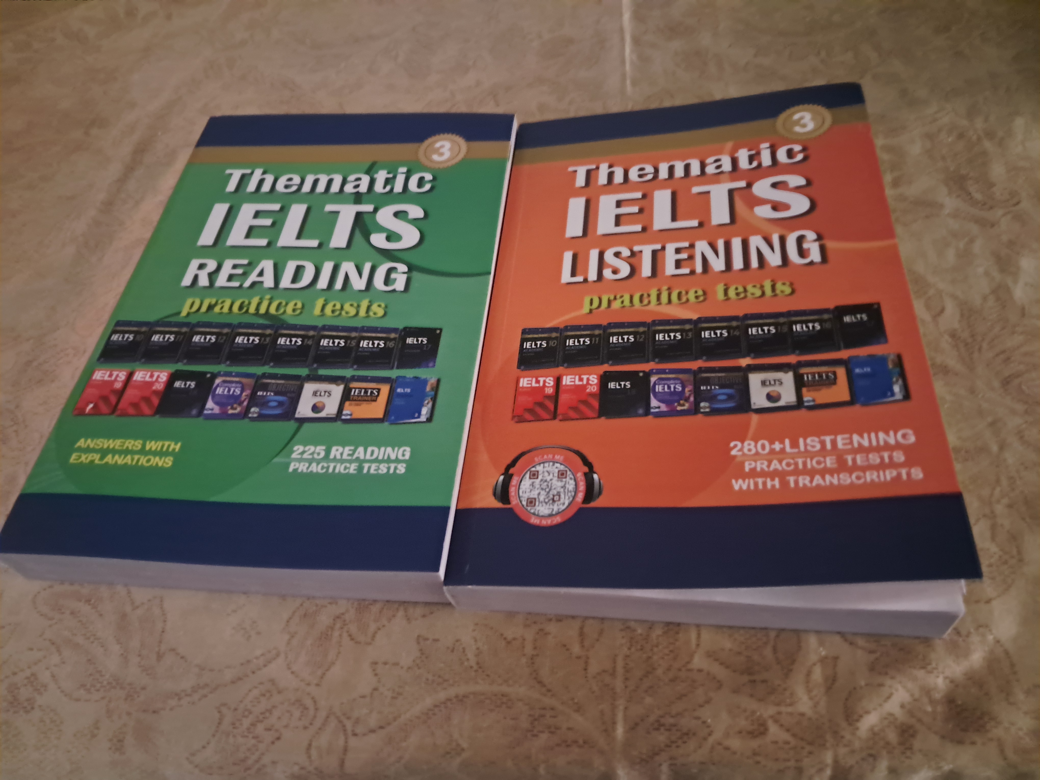 Thematic IELTS Reading. Listening. Writing Practice Tests va 2ta kitob to'plami