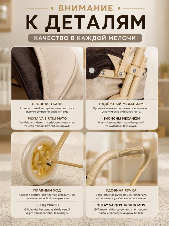 Коляска для кукол, детская игрушечная коляска, складная прогулочная коляска