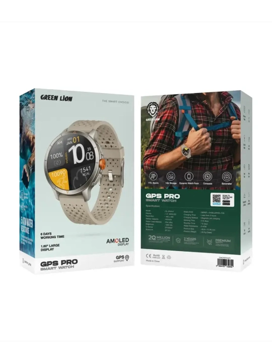 Умные часы Green Lion GPS Pro 48, 1,60″ AMOLED, GPS, до 6 дней работы