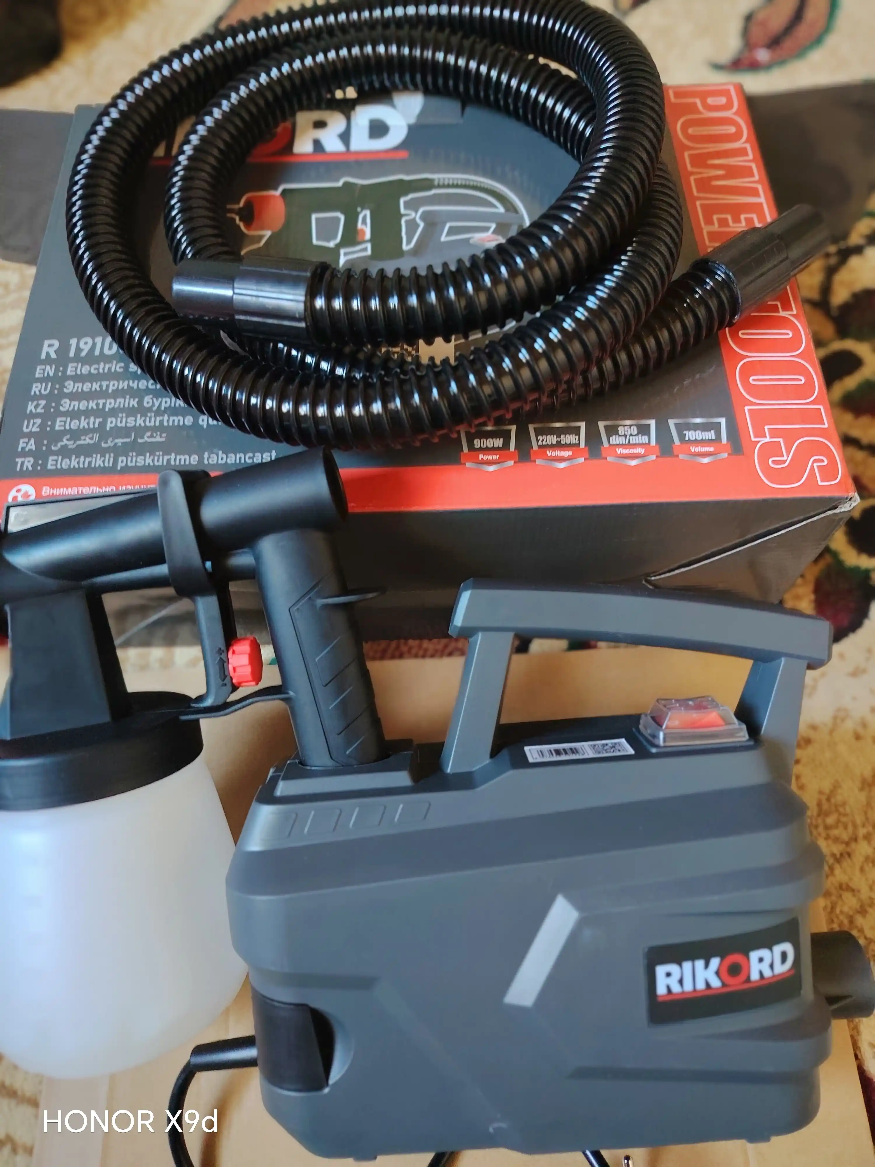RIKORD professional elektr bo'yoq purkagichi