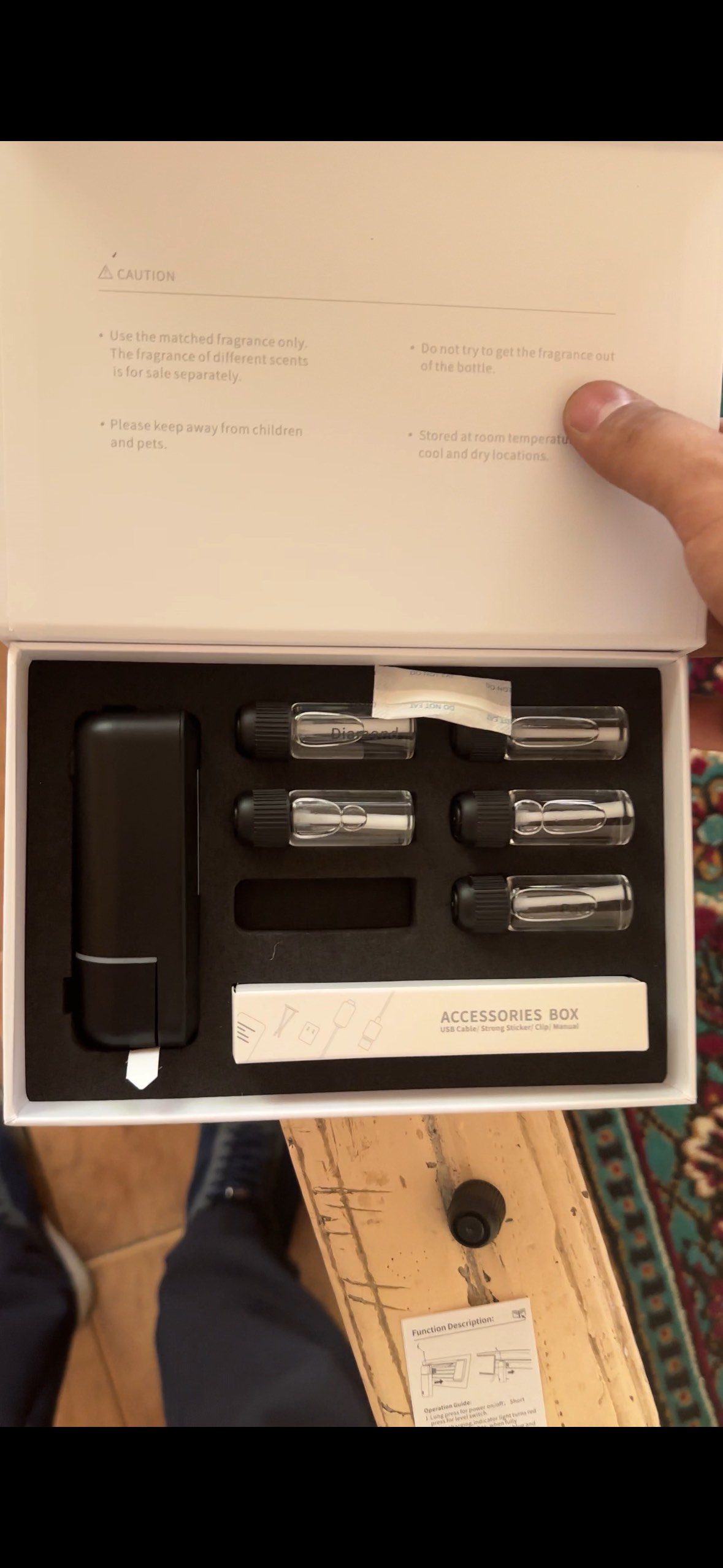 Автомобильный освежитель воздуха, электрический Ultrasonic, беспроводной, 6 ароматов