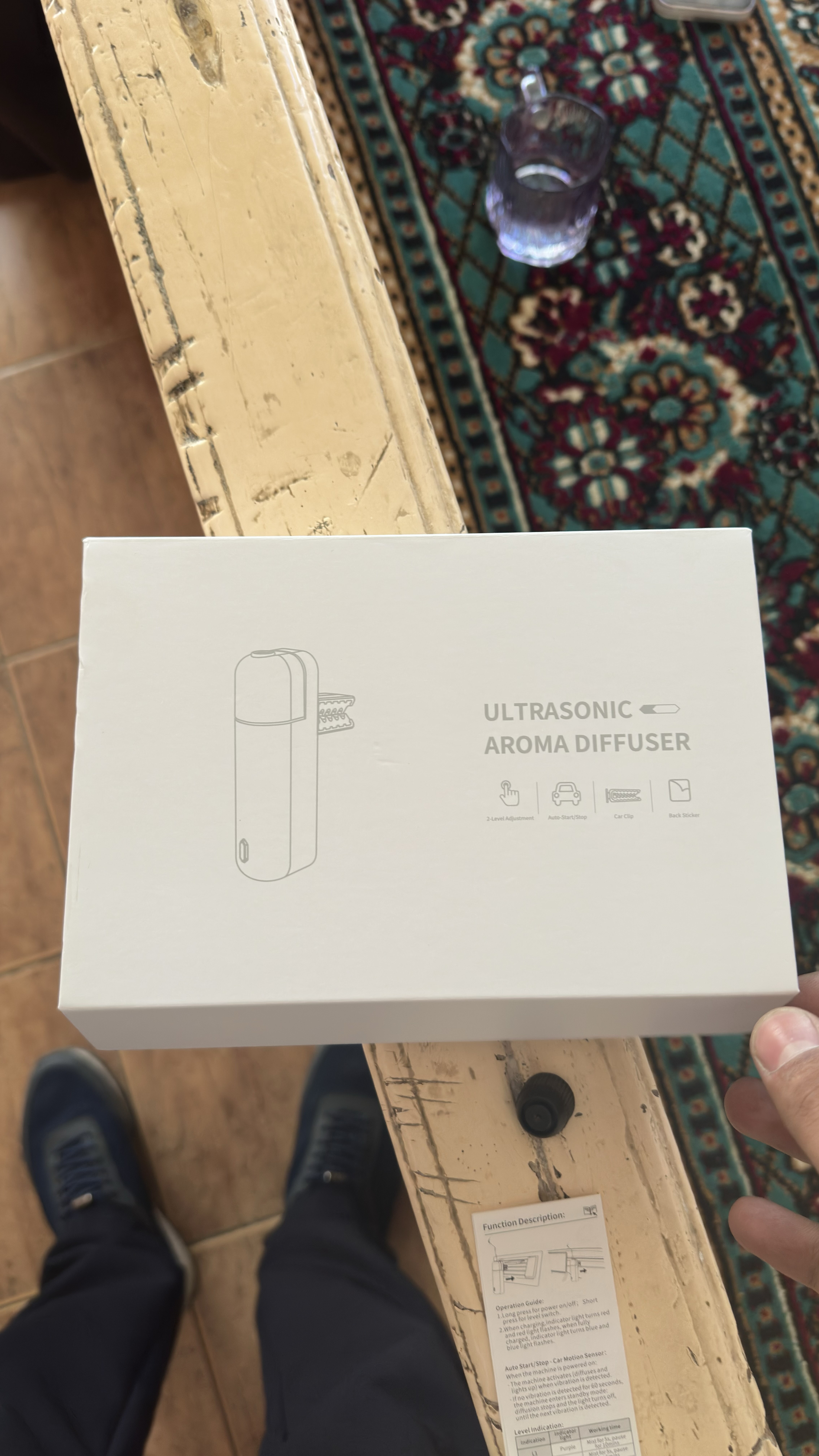 Автомобильный освежитель воздуха, электрический Ultrasonic, беспроводной, 6 ароматов
