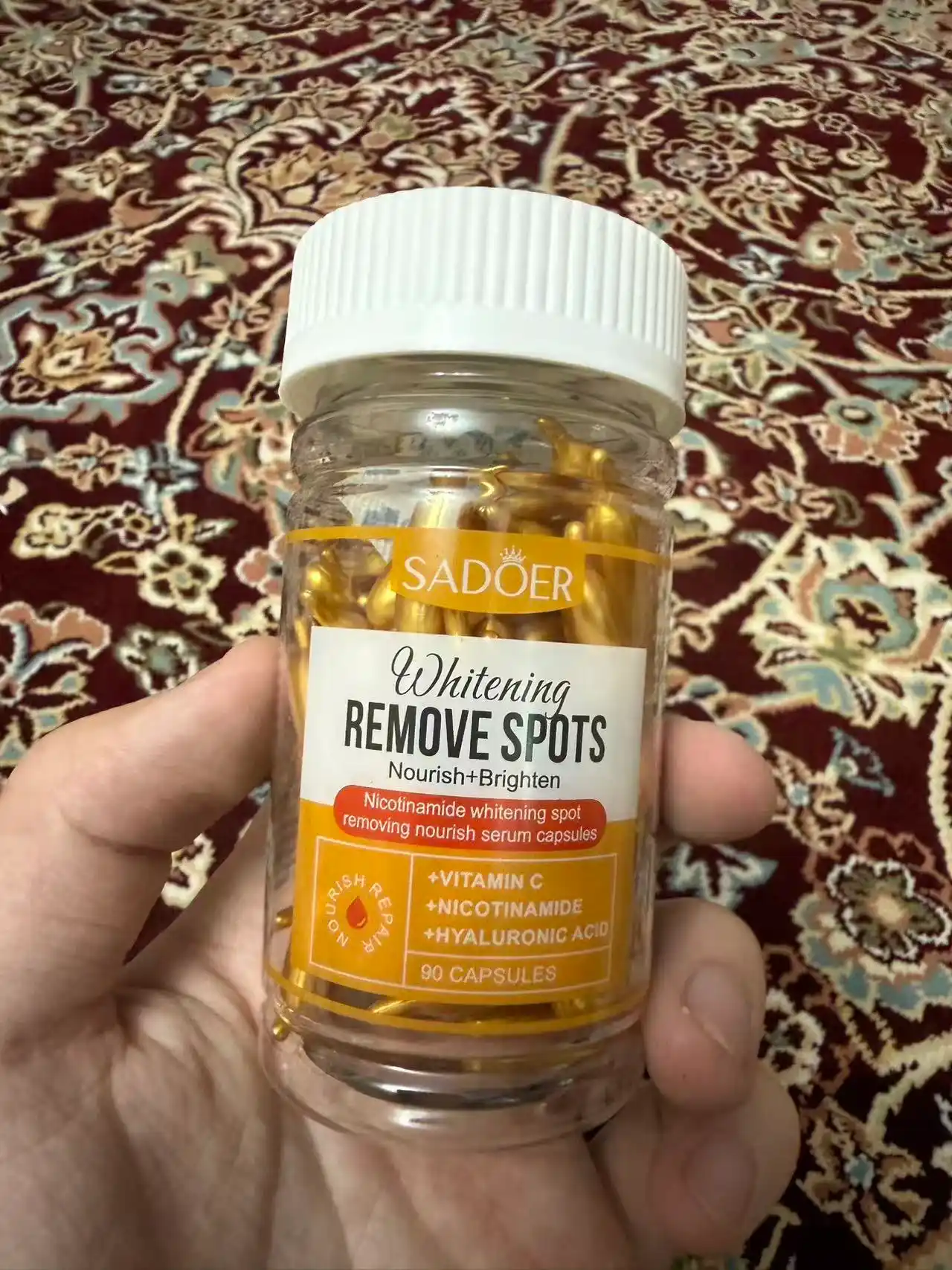 Vitamin C serum – Niatsinamid, gialuron kislotali sarum: dog‘larni ketkazadi, yoritadi