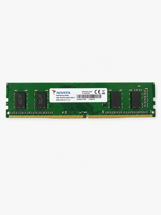 DDR4 4GB 2400 MHz operativ xotira, DIMM 288 Pin, 1.2V, kompyuter uchun