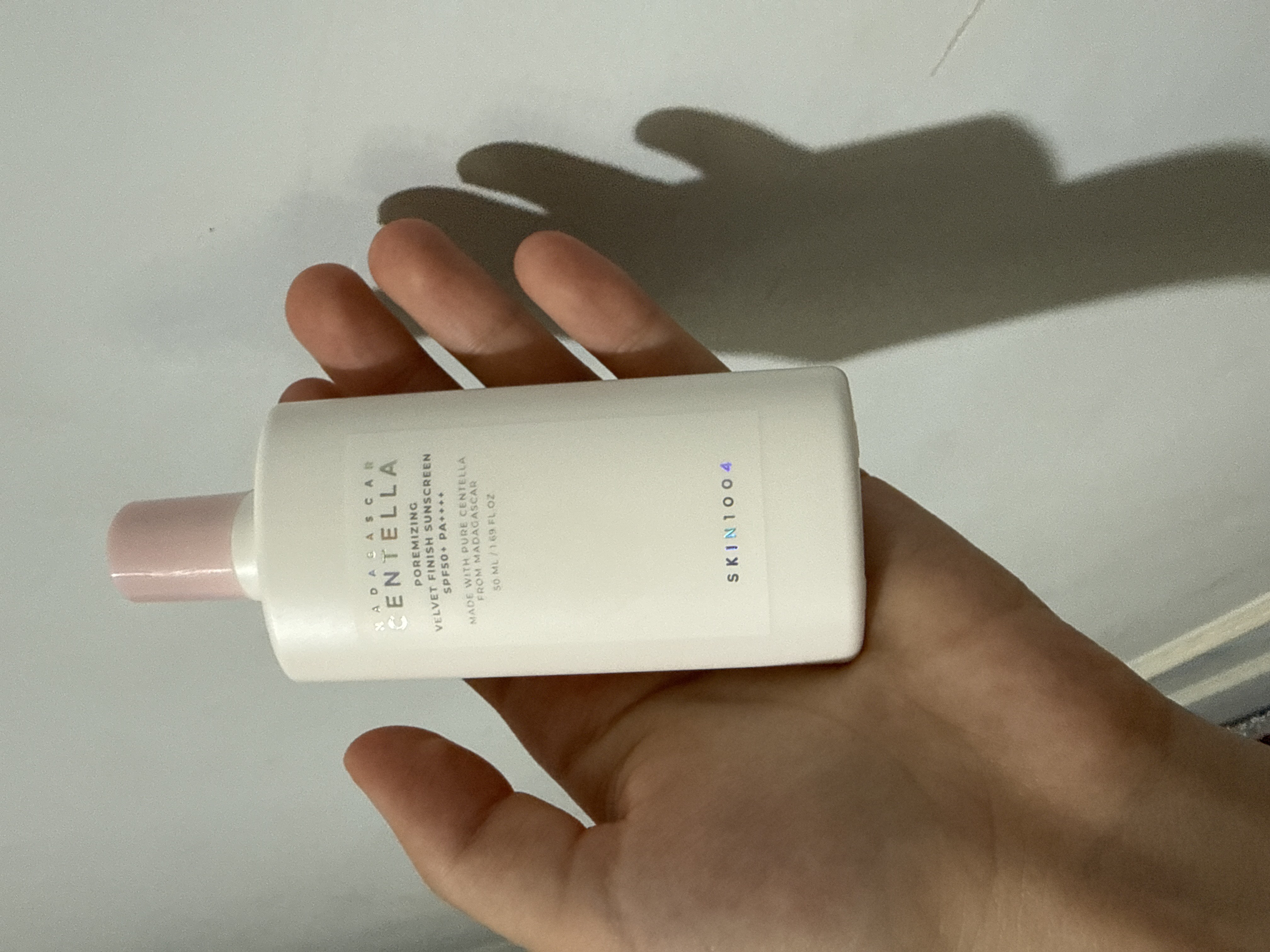 SKIN1004 Centella Velvet rang beruvchi quyoshdan himoya qiluvchi krem, mat qoplamali SPF50