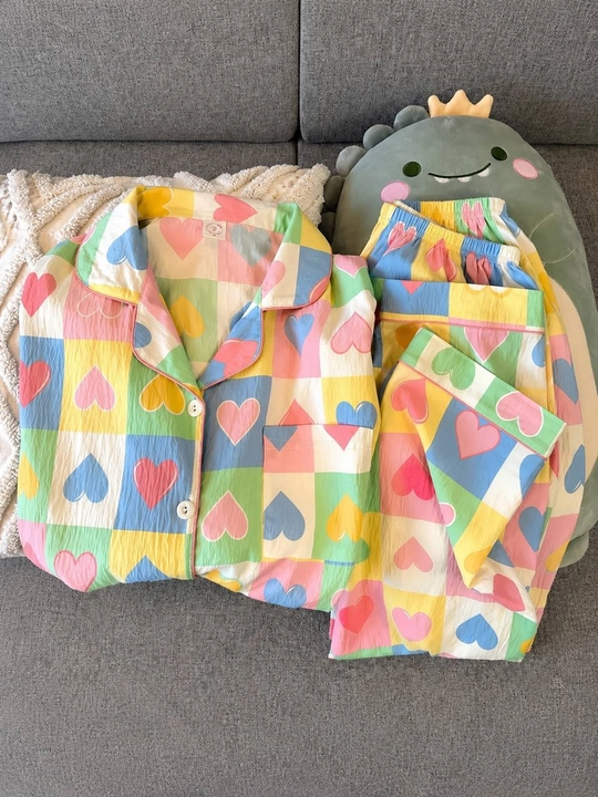 Ayollar uchun uzun yengli uzun shimli pijama – kuz, qish va bahor uchun