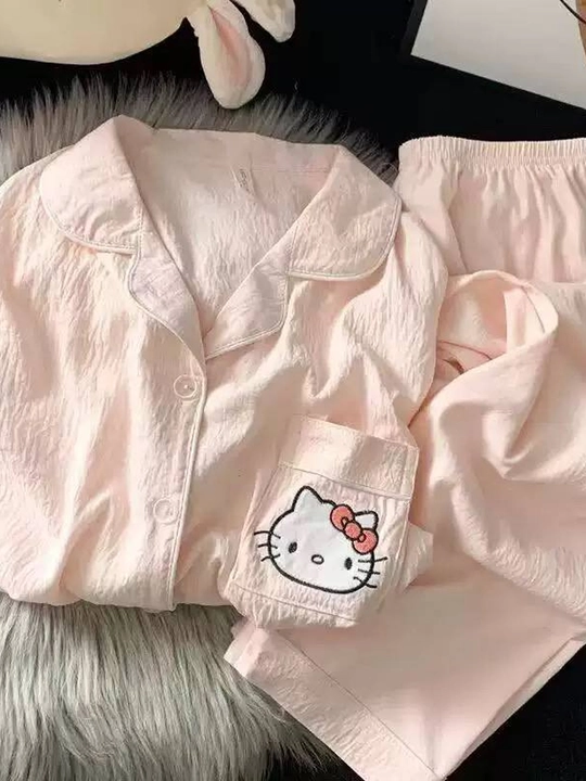Ayollar uchun uzun yengli uzun shimli pijama – kuz, qish va bahor uchun