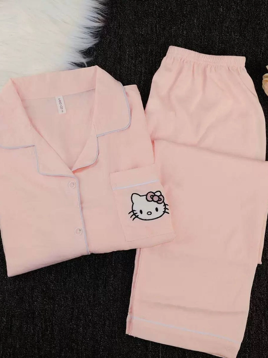 Ayollar uchun uzun yengli uzun shimli pijama – kuz, qish va bahor uchun