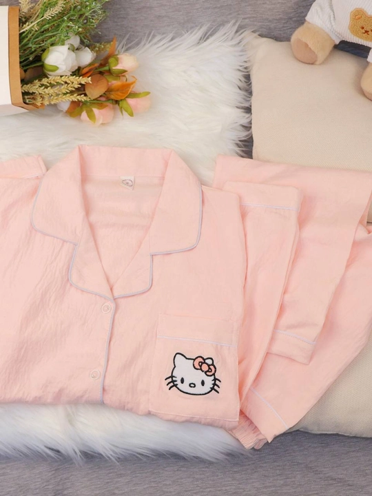 Ayollar uchun uzun yengli uzun shimli pijama – kuz, qish va bahor uchun