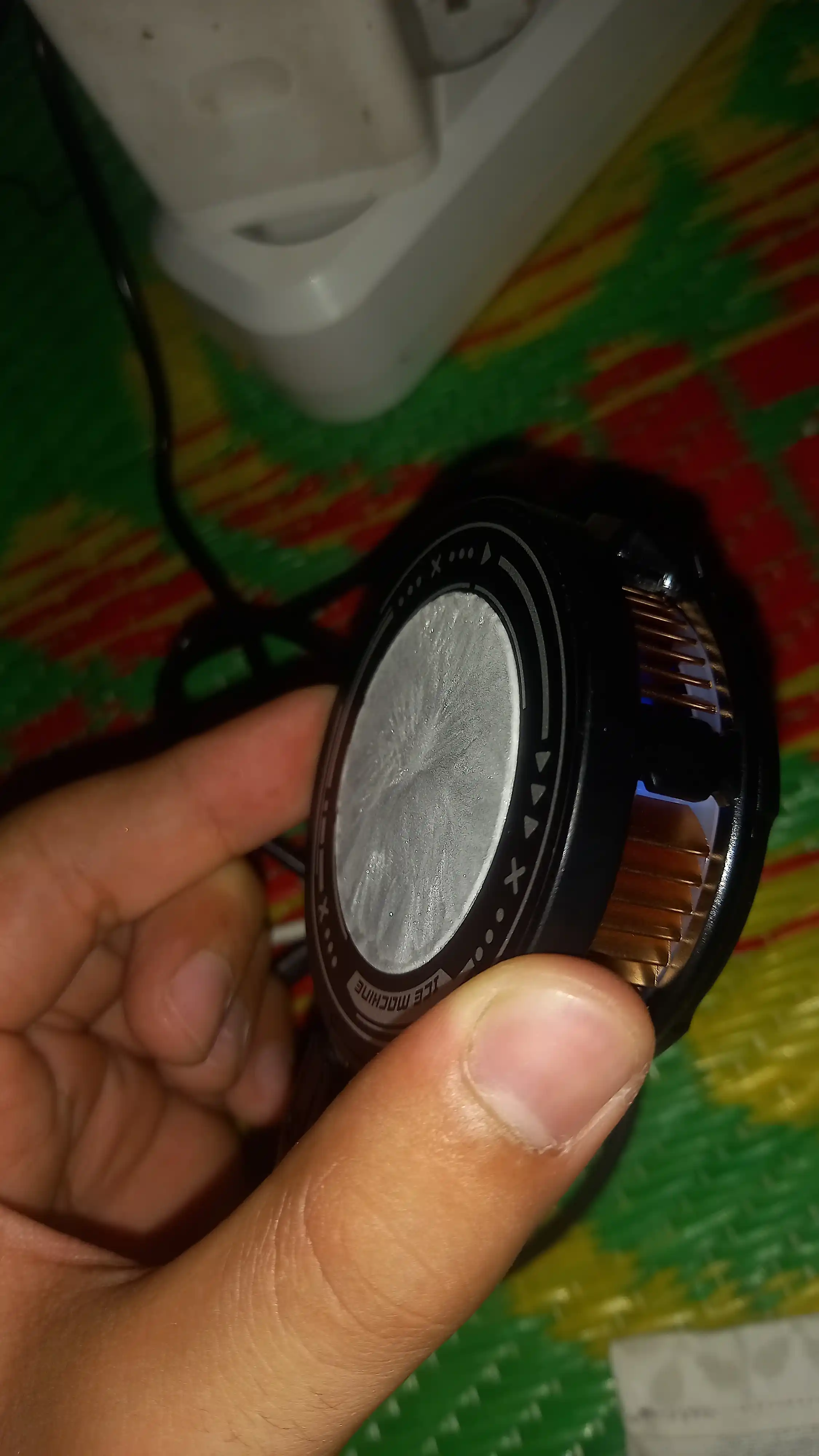 Memo CX-07 telefon va uchun magnitli Kuler, RGB yoritgichli, Kuller 8000 aylanish/min