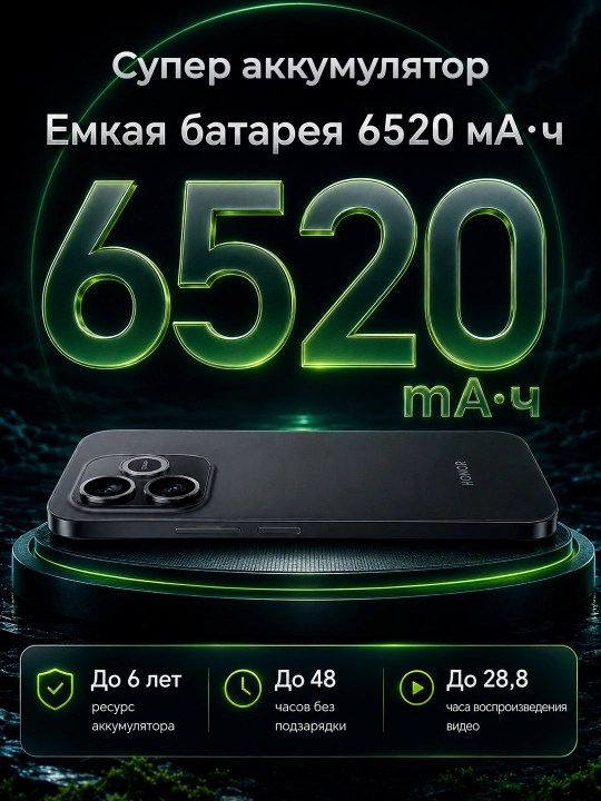 Смартфон Honor 600 Lite 5G, 8/256ГБ, 108МП камера, 6520 мАч, 120Гц AMOLED ультратонкий