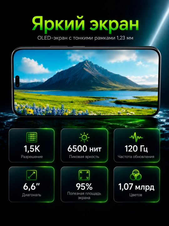 Смартфон Honor 600 Lite 5G, 8/256ГБ, 108МП камера, 6520 мАч, 120Гц AMOLED ультратонкий