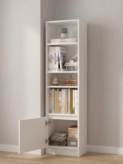Minimalistik universal kitob javoni – kitoblar va buyumlarni tartibli saqlash uchun. T10