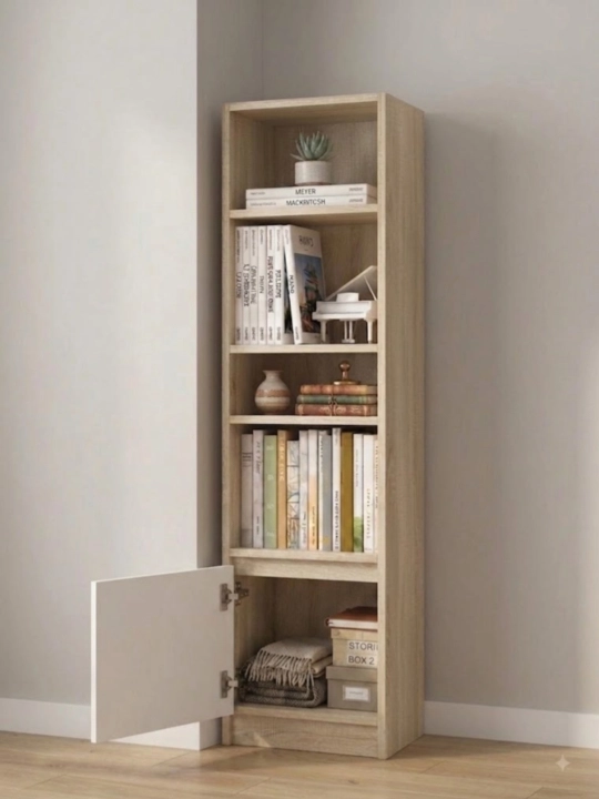 Minimalistik universal kitob javoni – kitoblar va buyumlarni tartibli saqlash uchun. T10