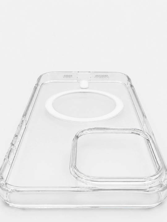 Chexol iPhone XS, 11, 12, 13, 14, 15, 16, 17, Pro, Max, shaffof plastik, g'ilof