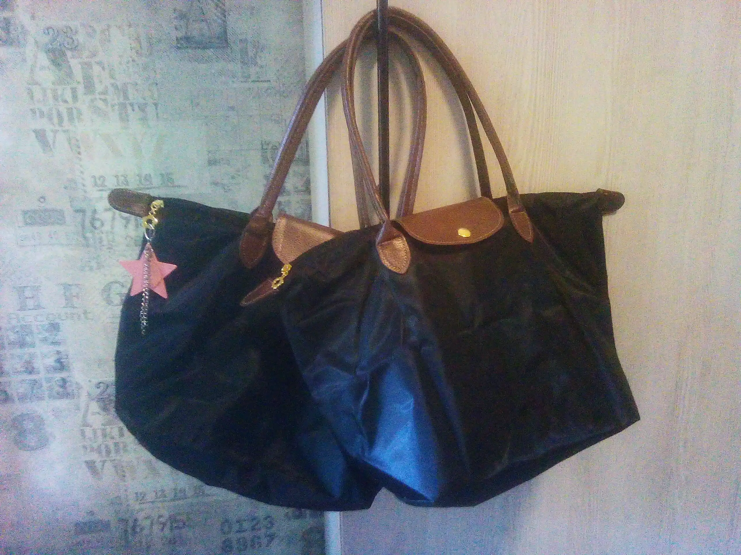 Ayollar uchun sumka, shopper yelkaga taqiladigan, katta neylon sumka, o'lchamlar S, M, L