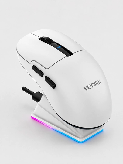 Simsiz sichqoncha, Bluetooth 5.3, RGB yoritish, quvvatlash stansiyasi bilan