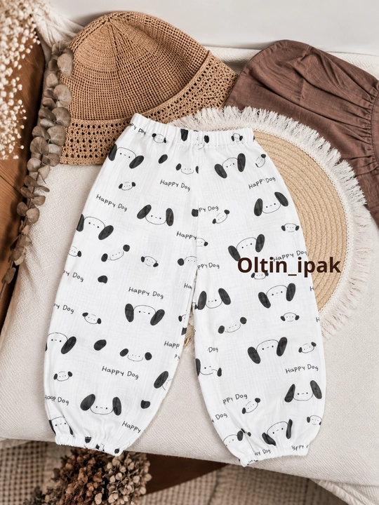 Organik paxtadan tayyorlangan bolalar muslin shimi - 