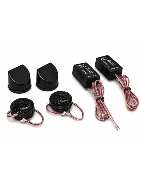 Avtotviter Hertz DT 24.3 25 mm (1 dyuym) komponent avtomobil akustikasi, 80W