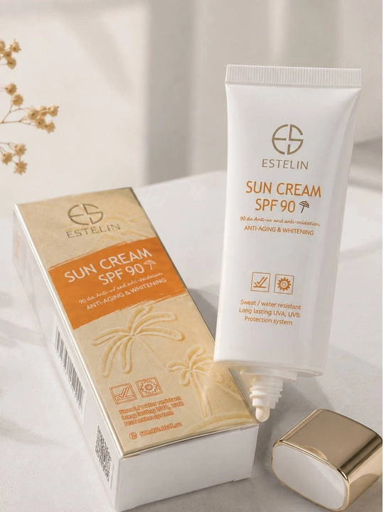 ESTELIN Sun Cream SPF 90 солнцезащитный крем для лица и тела, 60 мл