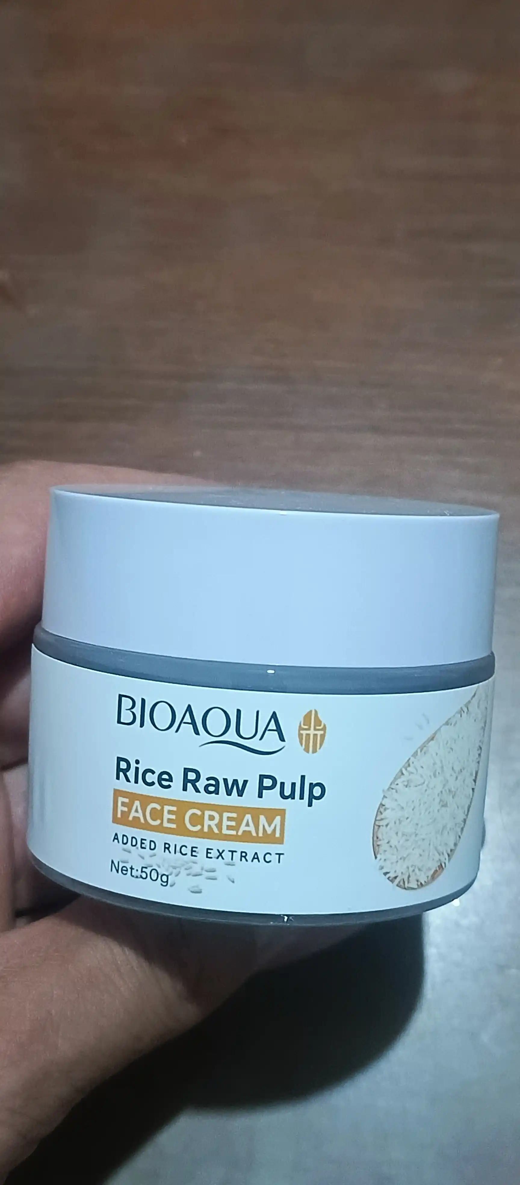 Увлажняющий крем для лица Bioaqua с экстрактом риса, 50 г