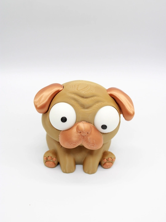 Интерактивная игрушка с подвижными глазами 3D / Детская фигурка антистресс на стол