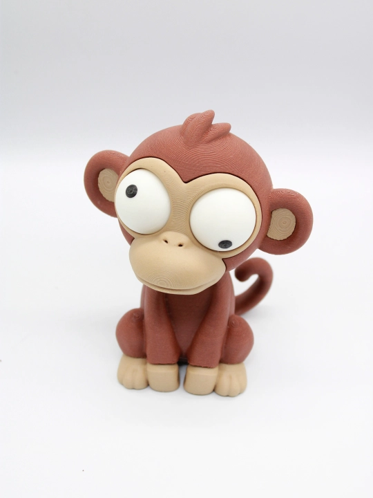 Интерактивная игрушка с подвижными глазами 3D / Детская фигурка антистресс на стол