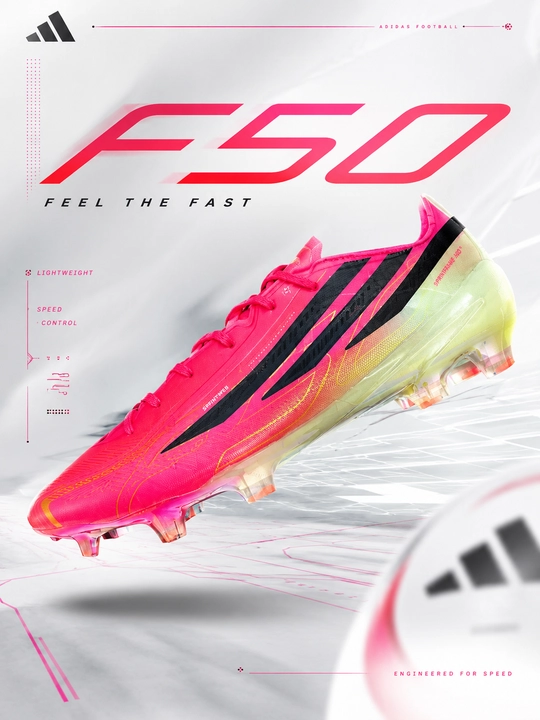 Футбольные бутсы, adidas, f50, мужские - 