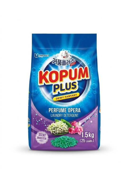 Kopum Plus — xushbo‘y kir yuvish kukuni, yuvish vositasi - 