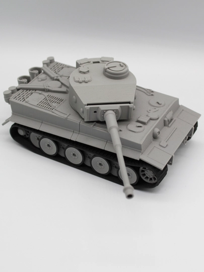 Коллекционная модель танка 3D-печать - Масштабная фигурка Т-34 и Тигр из пластика - 