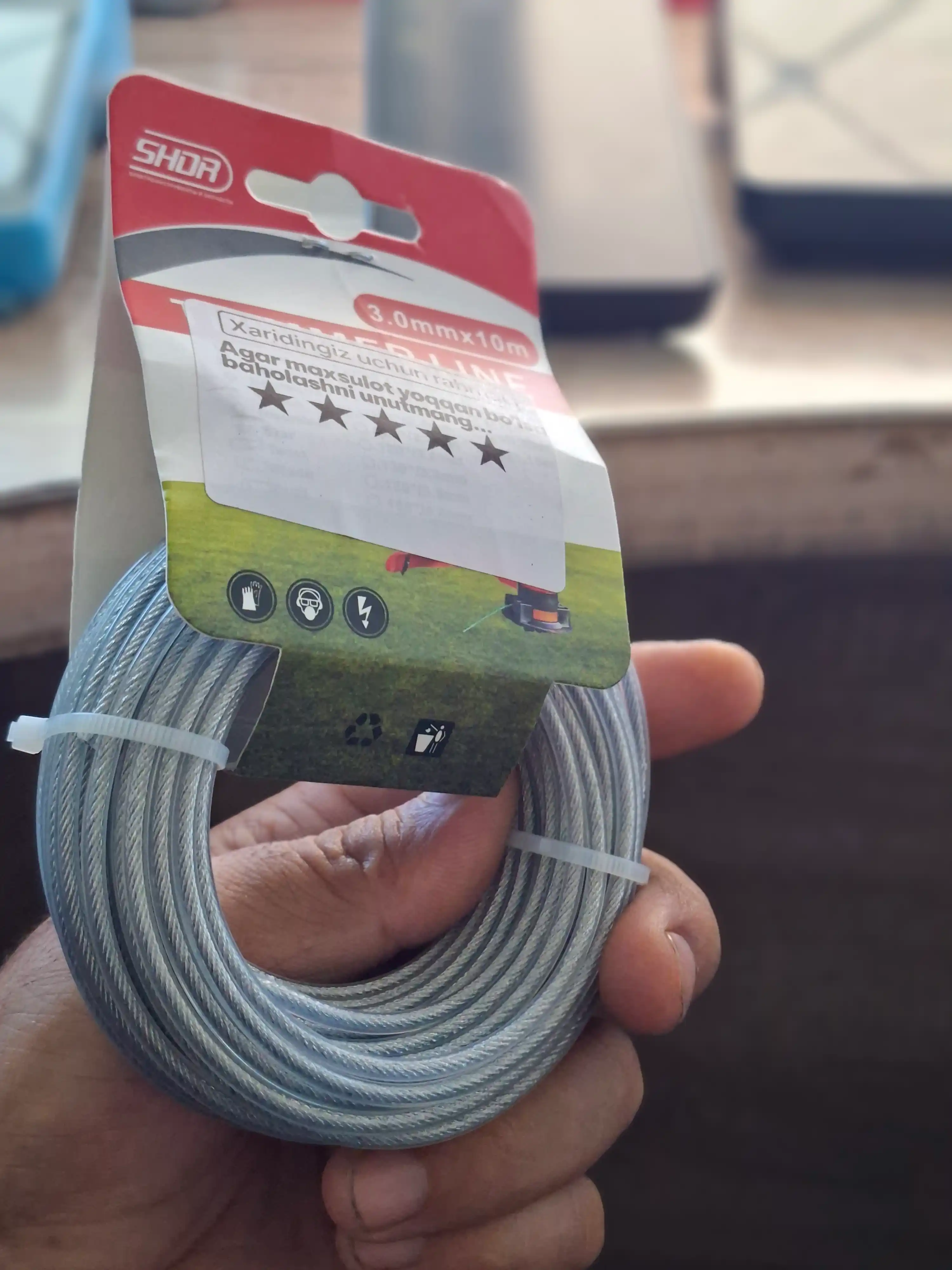 Trimmer uchun trosli jilka (sim) – mustahkam va samarali kesish!