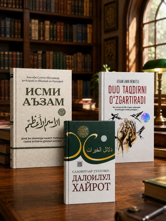 Daloilul Xayrot, kitoblar, salovatlar gultoji, Ismi a'zam kitobi, duo taqdirni ozgartiradi
