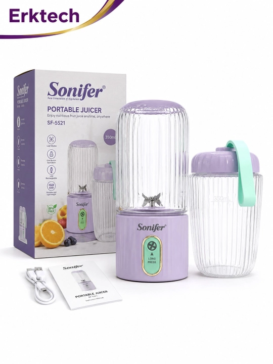 Blender, blinder, mini blinder, UAKEEN ZL-2230 portativ USB-blenderi, 500 ml, 60 Vt