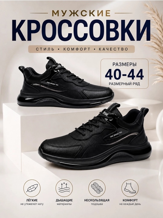Yoz va kuz uchun erkaklar krossovkasi - 