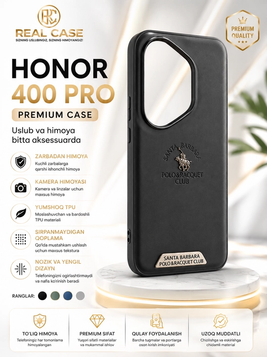 Honor 400 Pro uchun g'ilof - 