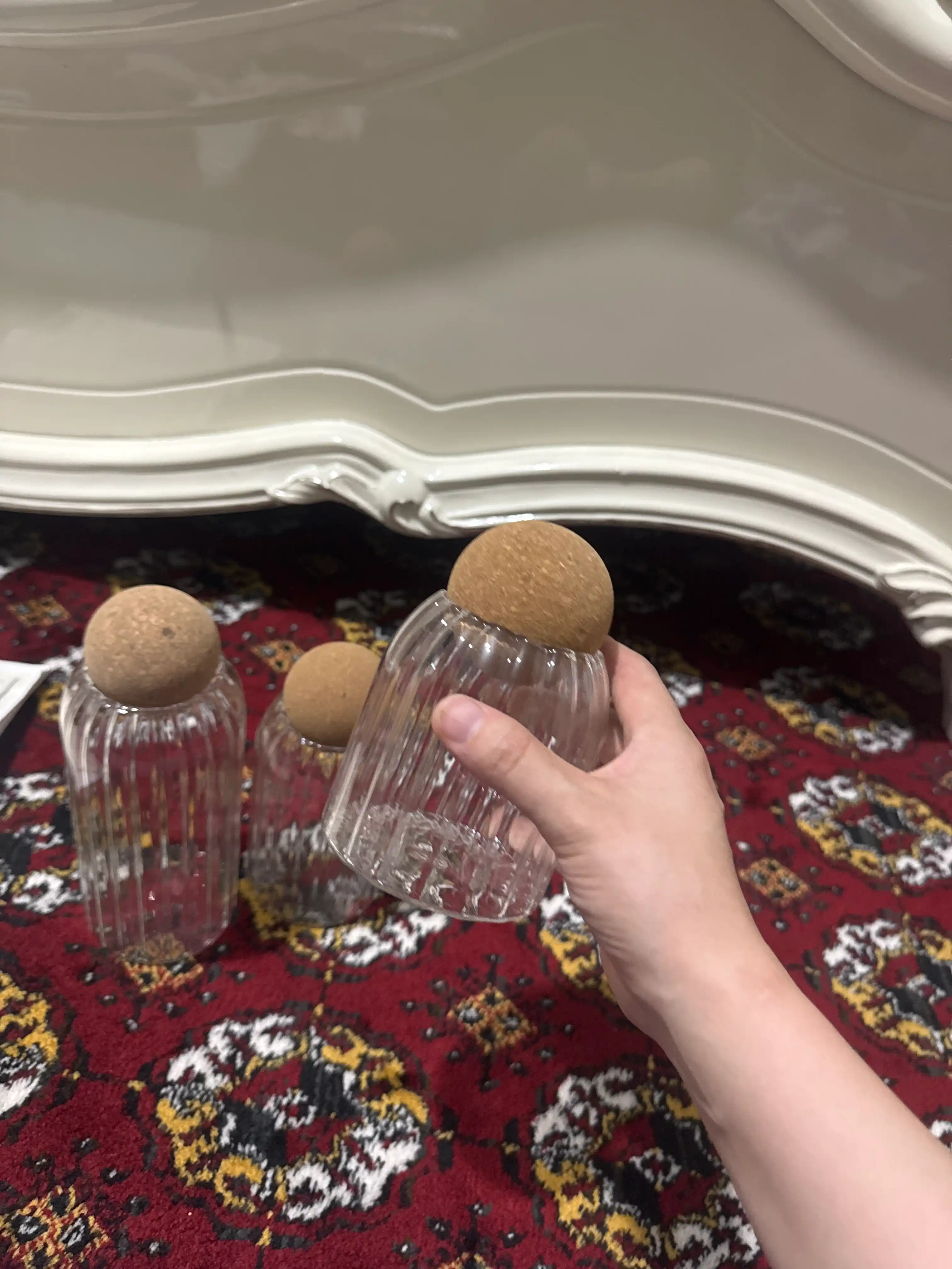 Стеклянные баночки для хранения специй