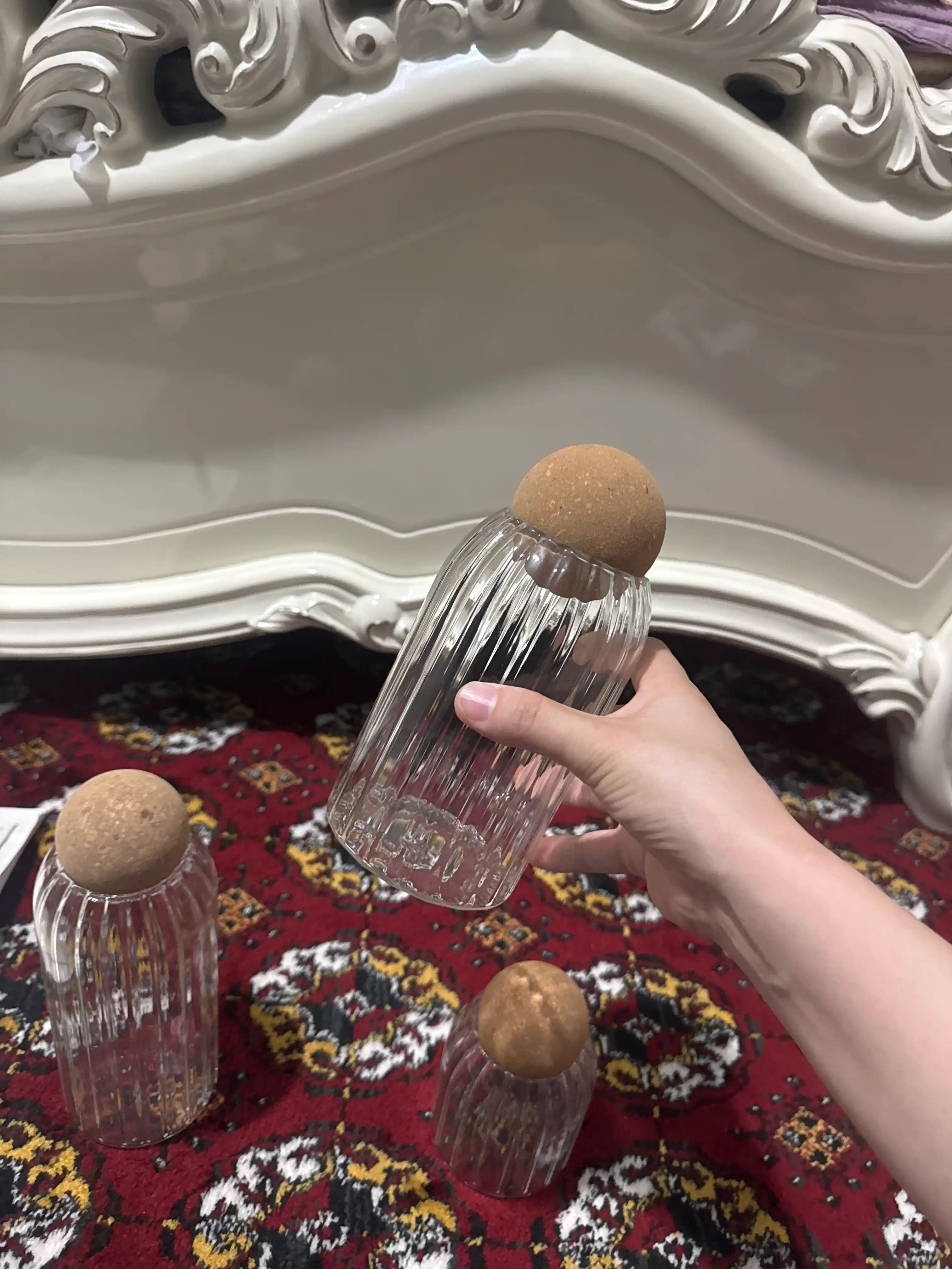 Стеклянные баночки для хранения специй