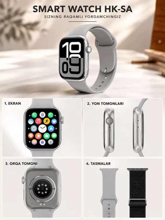 Умные часы HK-SA Smart Watch с функцией звонков