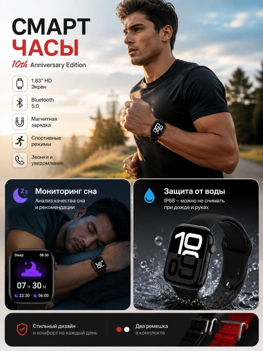 Умные часы HK-SA Smart Watch с функцией звонков - 