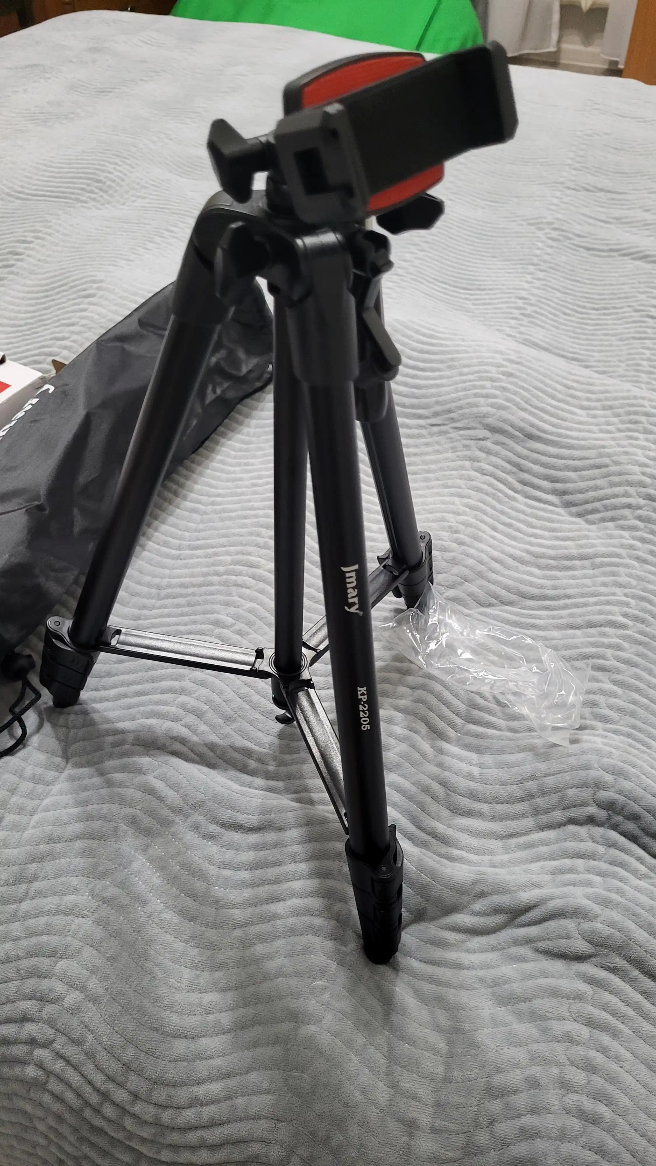 Shtativ tripod Jmary KP-2205, MT-75 telefon ushlagichi bilan kamera va telefon uchun
