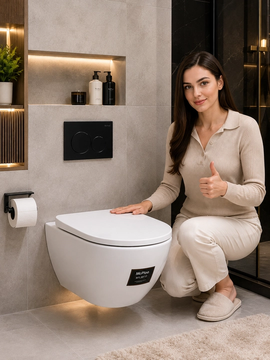 Унитаз-компакт McPloo MTL30117, белый