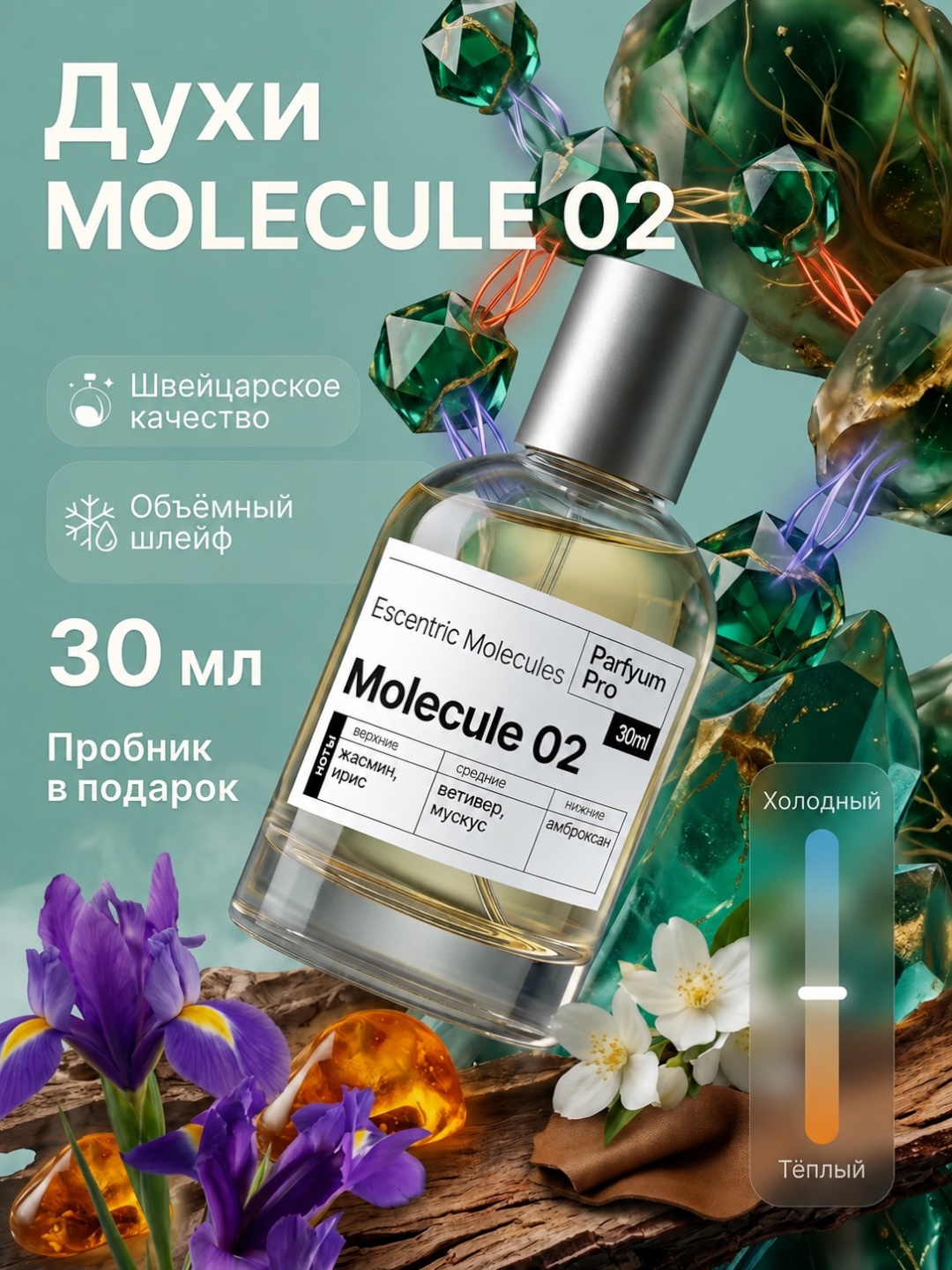 Духи Molecula 020 для мужчин и женщин, Molecula 020 от Parfyum Pro - 