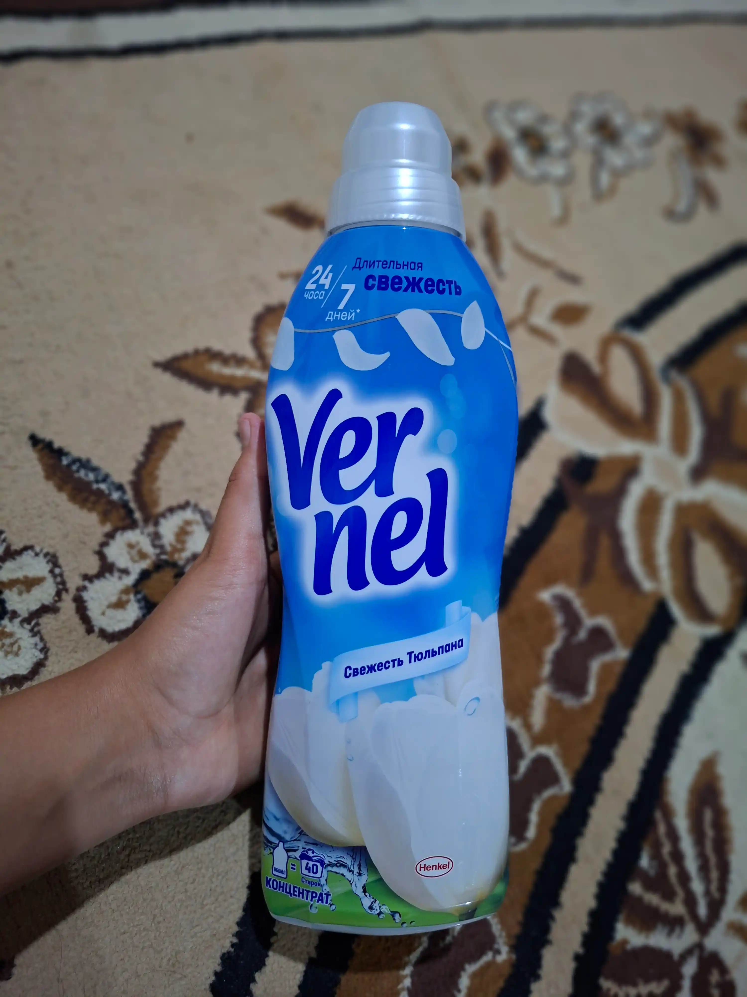 Кондиционер Vernel свежесть тюльпана, 960 мл