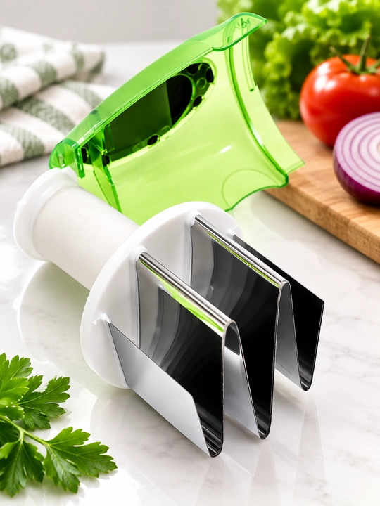 Овощерезка ручная 2 в 1 для кубиков и картофеля фри, измельчитель для овощей и фруктов