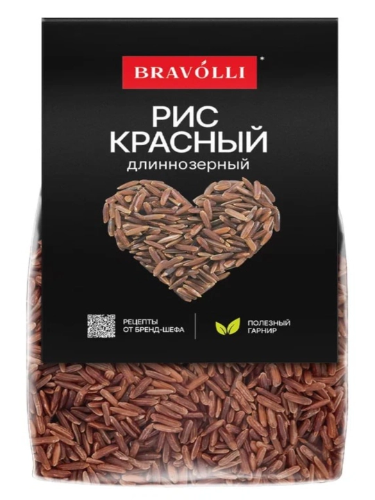 Uzun donli qizil guruch Bravolli, 350 g