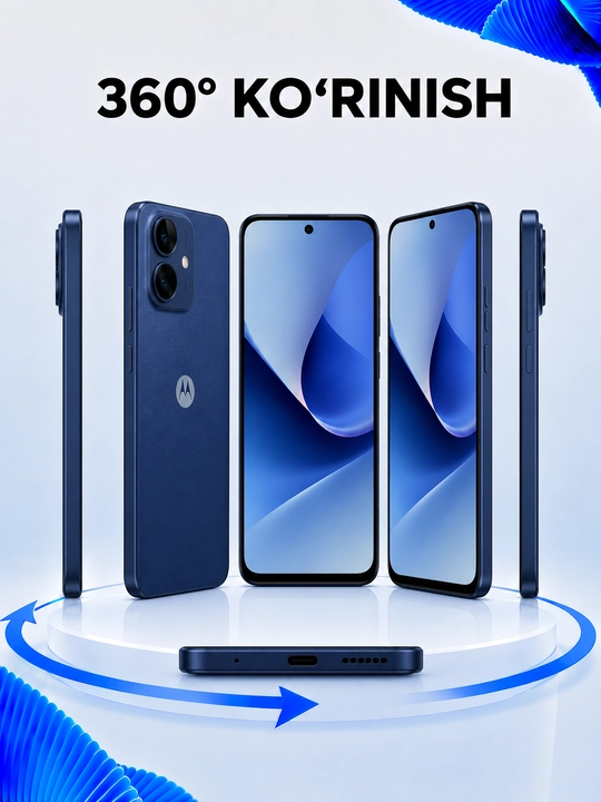 Motorola Moto G57, 6,7″ 120 Гц, 4/128 ГБ, 5G, камера 50 Мп, SIM + eSIM, зарегистрирован